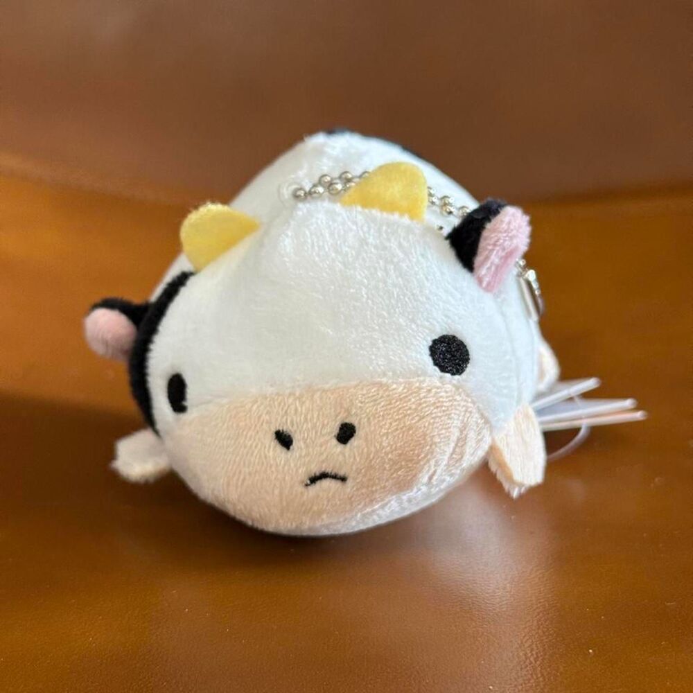 cute cow keychain